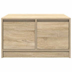 Tavolino da Salotto con Cassetti Rovere Sonoma 70,5x70x40 cm