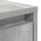 Tavolino da Salotto con Cassetti Grigio Cemento 70,5x70x40 cm