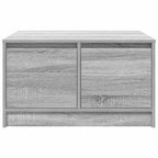 Tavolino da Salotto con Cassetti Grigio Sonoma 70,5x70x40 cm