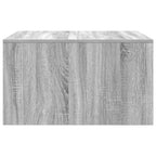 Tavolino da Salotto con Cassetti Grigio Sonoma 70,5x70x40 cm