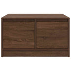 Tavolino da Salotto con Cassetti Rovere Marrone 70,5x70x40 cm