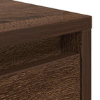 Tavolino da Salotto con Cassetti Rovere Marrone 70,5x70x40 cm