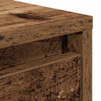 Tavolino da Salotto con Cassetti Legno Antico 70,5x70x40 cm