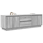Mobile Porta TV con Luci LED Grigio Sonoma 160,5x41x50 cm