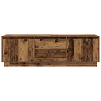 Mobile Porta TV con Luci LED Legno Antico 160,5x41x50 cm