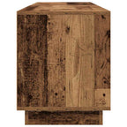 Mobile Porta TV con Luci LED Legno Antico 193,5x41x50 cm