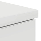 Scrivania con porta Bianco 140 x 49 x 76 cm Legno multistrato