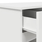 Scrivania con porta Bianco 140 x 49 x 76 cm Legno multistrato