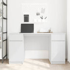Scrivania con porta Bianco 140 x 49 x 76 cm Legno multistrato