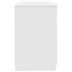 Scrivania con porta Bianco 140 x 49 x 76 cm Legno multistrato