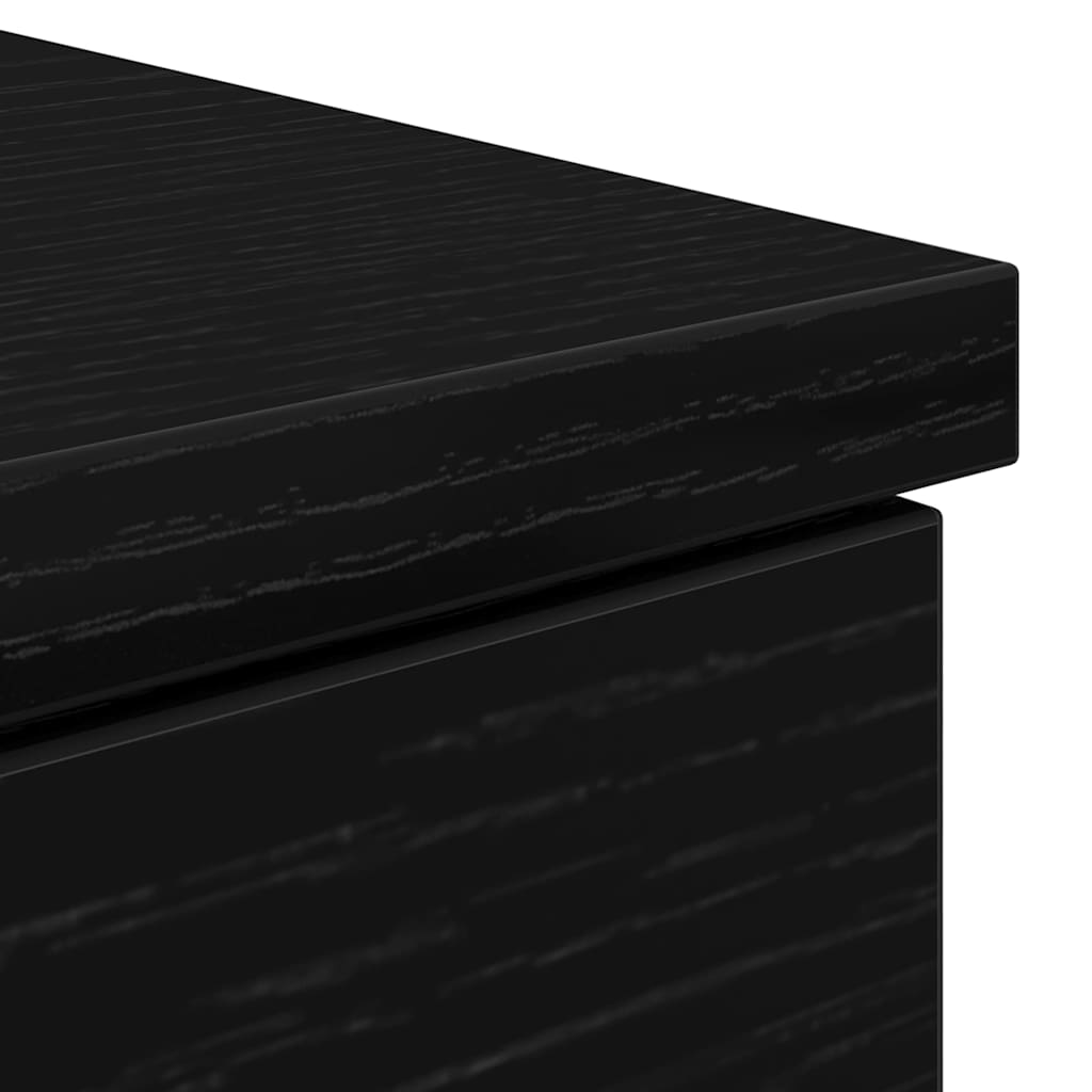 Scrivania Rovere nero 140 x 49 x 76 cm Legno multistrato
