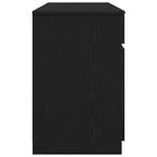 Scrivania Rovere nero 140 x 49 x 76 cm Legno multistrato