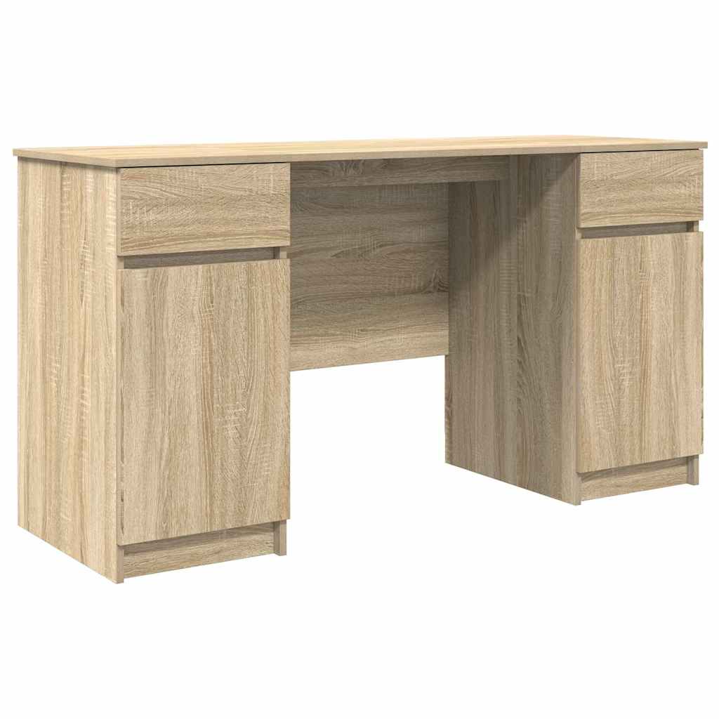 Scrivania rovere sonoma 140 x 49 x 76 cm Legno multistrato