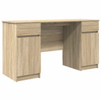 Scrivania rovere sonoma 140 x 49 x 76 cm Legno multistrato