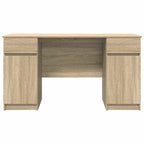 Scrivania rovere sonoma 140 x 49 x 76 cm Legno multistrato