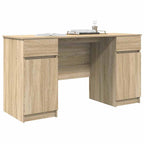 Scrivania rovere sonoma 140 x 49 x 76 cm Legno multistrato