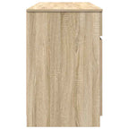 Scrivania rovere sonoma 140 x 49 x 76 cm Legno multistrato