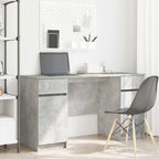 Scrivania Grigio cemento 140 x 49 x 76 cm Legno multistrato