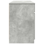 Scrivania Grigio cemento 140 x 49 x 76 cm Legno multistrato