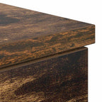 Scrivania Rovere fumo 140 x 49 x 76 cm Legno multistrato