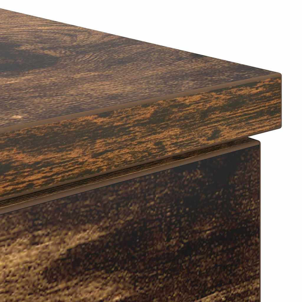 Scrivania Rovere fumo 140 x 49 x 76 cm Legno multistrato