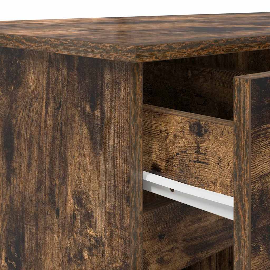 Scrivania Rovere fumo 140 x 49 x 76 cm Legno multistrato