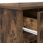 Scrivania Rovere fumo 140 x 49 x 76 cm Legno multistrato