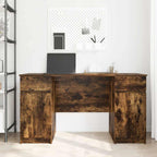 Scrivania Rovere fumo 140 x 49 x 76 cm Legno multistrato