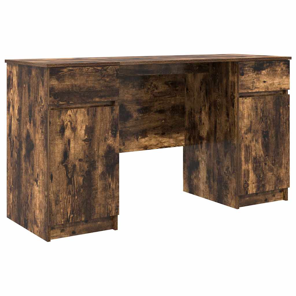 Scrivania Rovere fumo 140 x 49 x 76 cm Legno multistrato