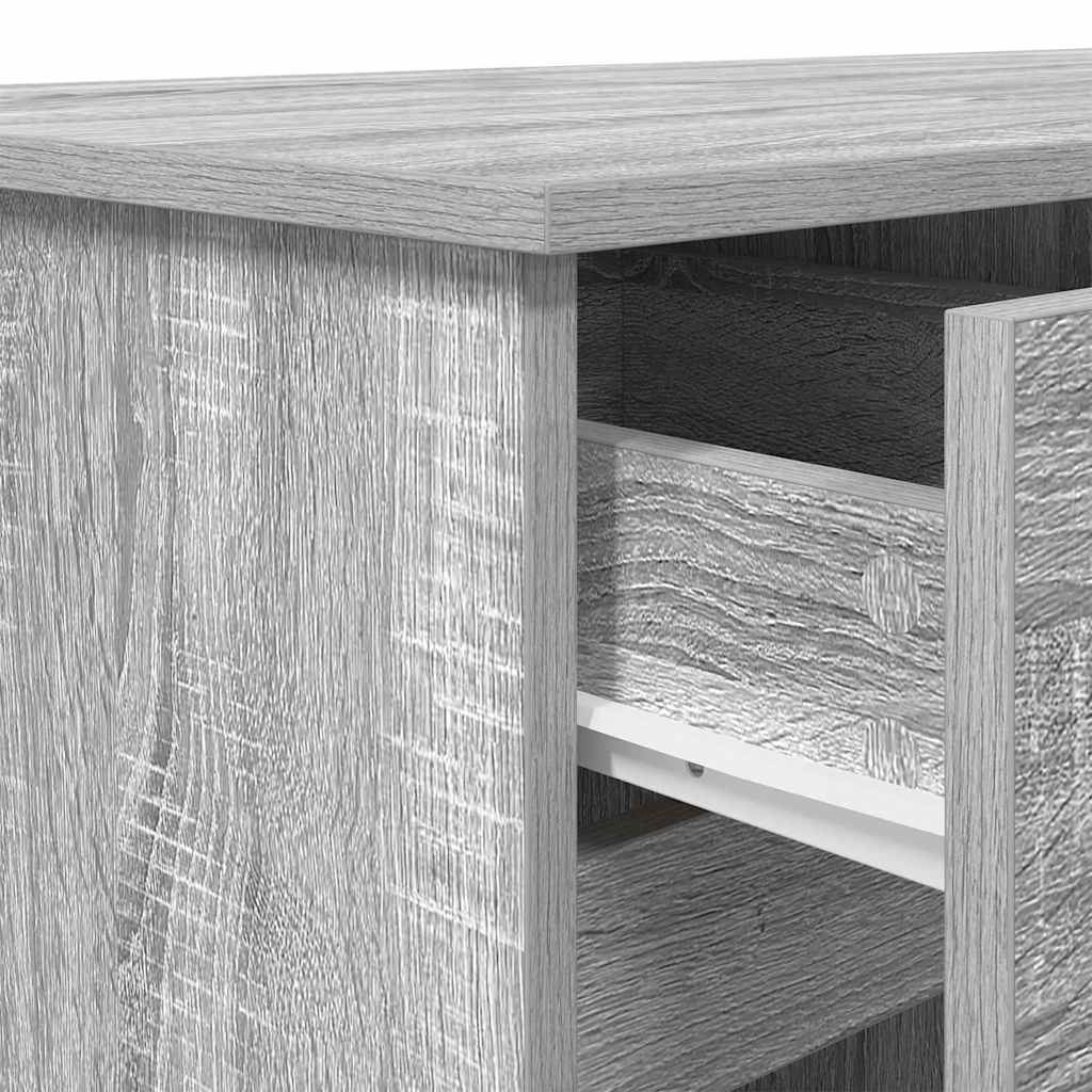 Scrivania Grigio sonoma 140 x 49 x 76 cm Legno multistrato