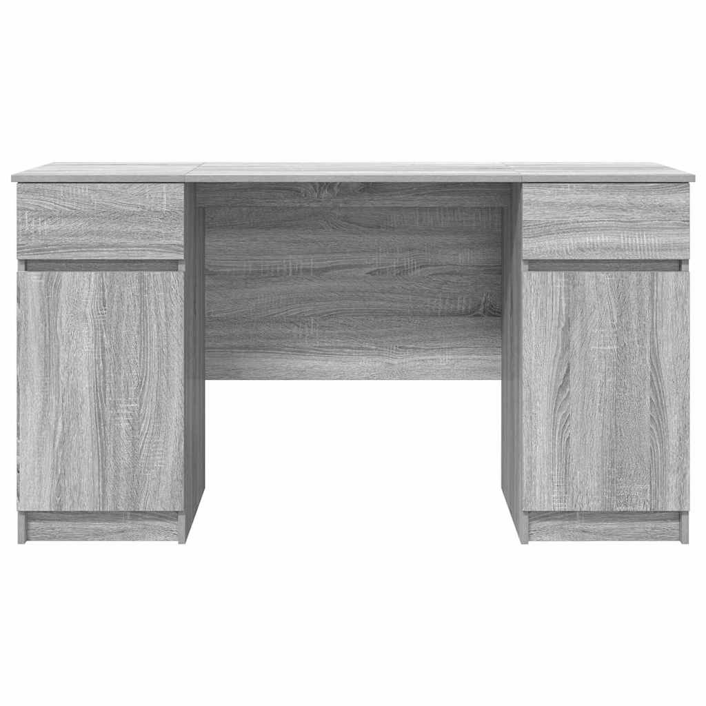 Scrivania Grigio sonoma 140 x 49 x 76 cm Legno multistrato