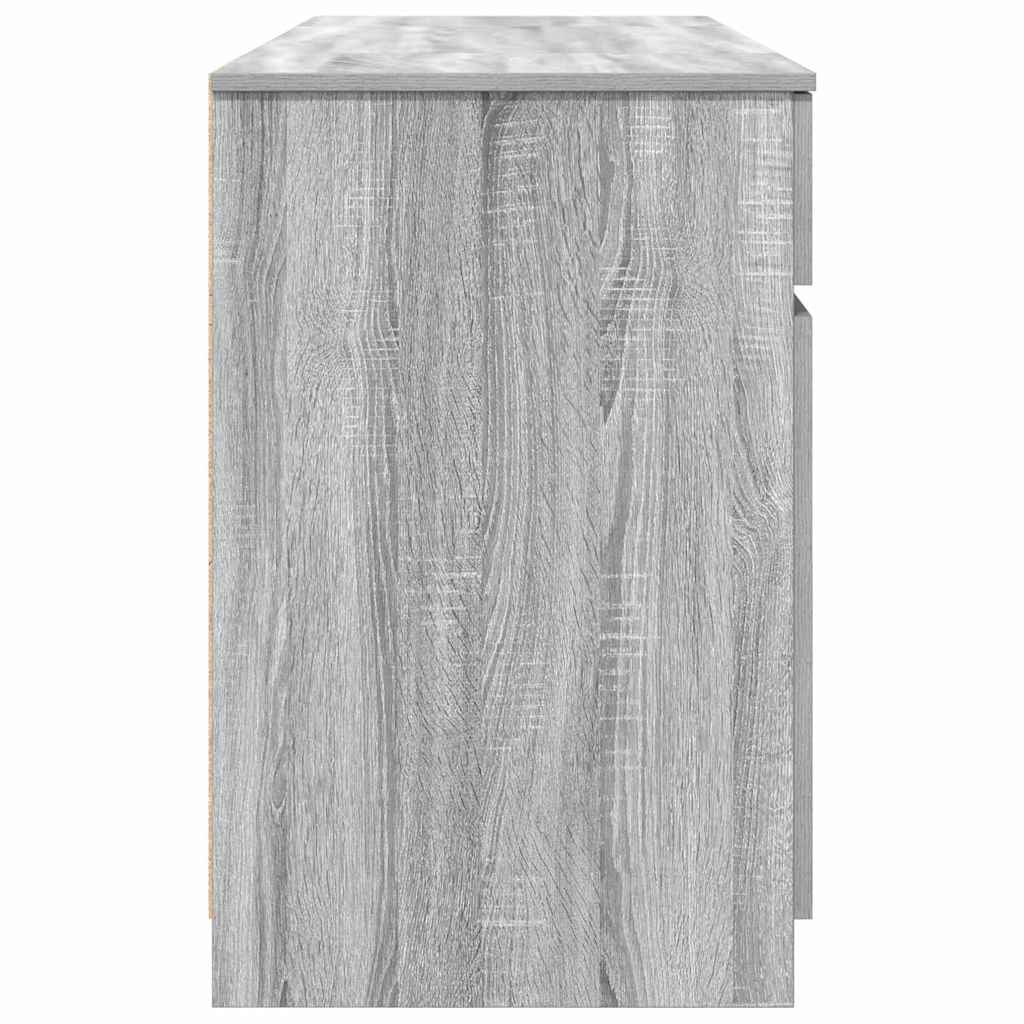 Scrivania Grigio sonoma 140 x 49 x 76 cm Legno multistrato