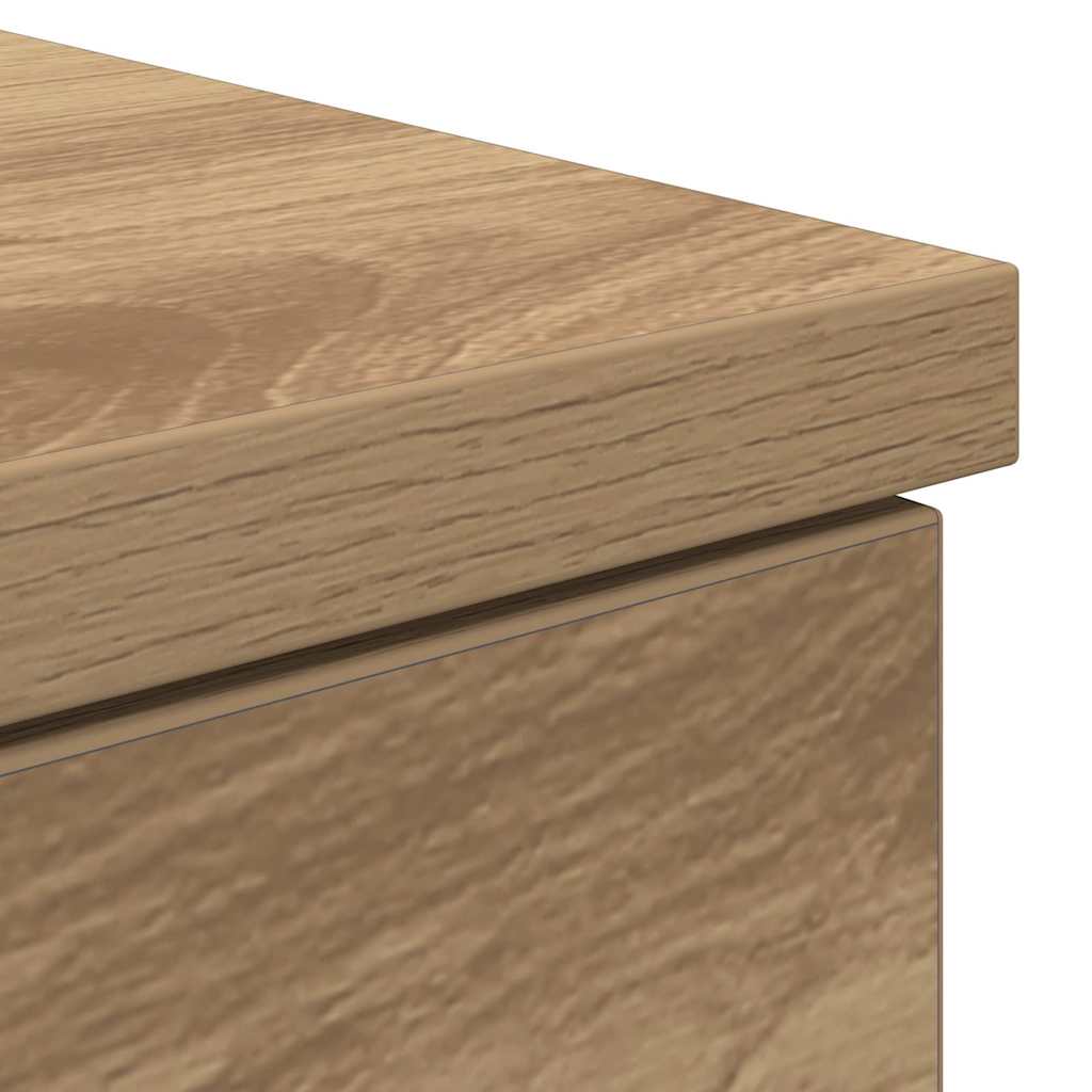 Scrivania rovere artigianale 140 x 49 x 76 cm Legno multistrato