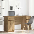 Scrivania rovere artigianale 140 x 49 x 76 cm Legno multistrato