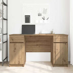 Scrivania rovere artigianale 140 x 49 x 76 cm Legno multistrato