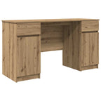 Scrivania rovere artigianale 140 x 49 x 76 cm Legno multistrato