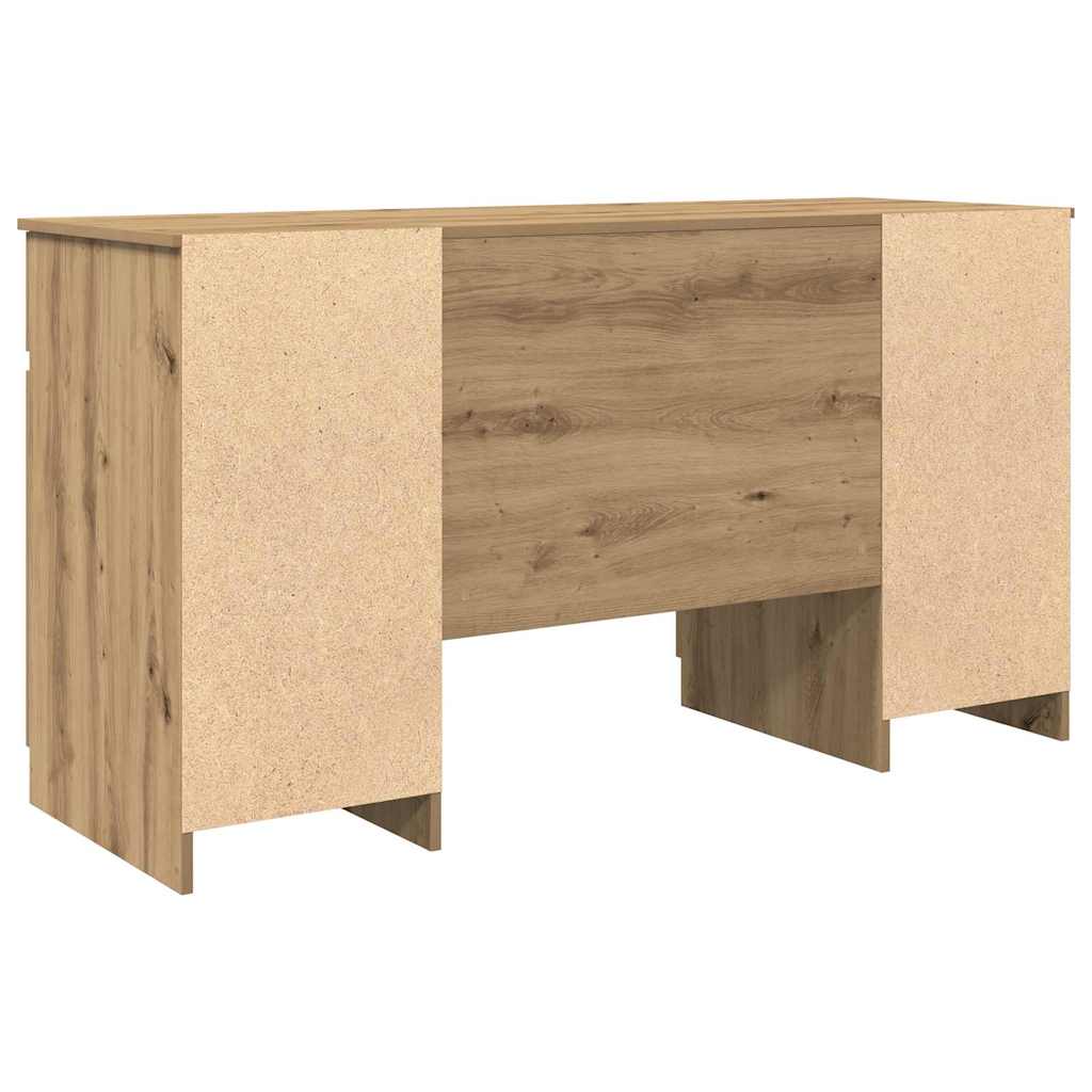 Scrivania rovere artigianale 140 x 49 x 76 cm Legno multistrato