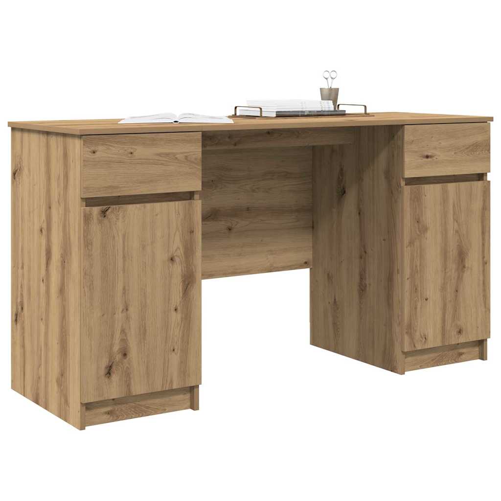 Scrivania rovere artigianale 140 x 49 x 76 cm Legno multistrato