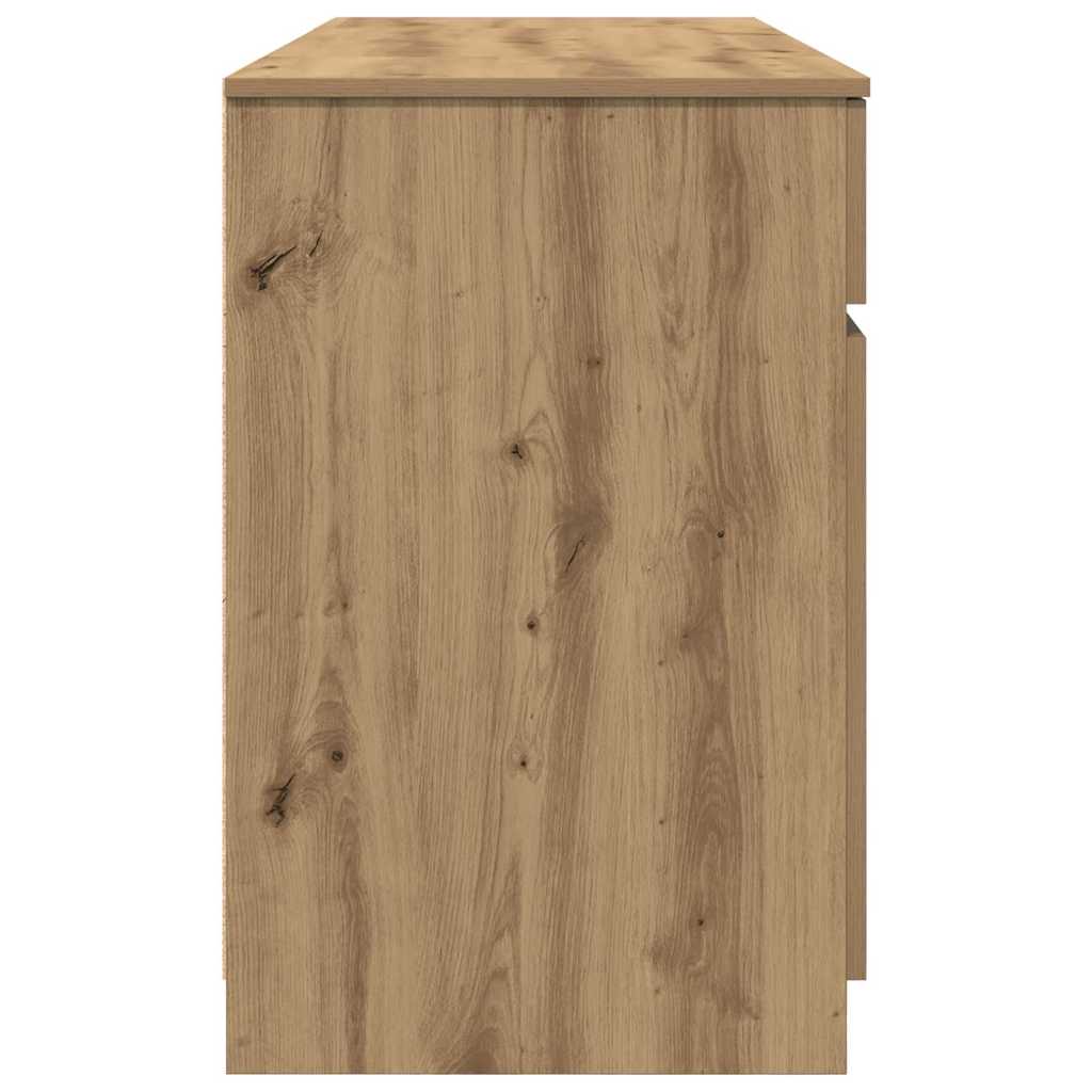 Scrivania rovere artigianale 140 x 49 x 76 cm Legno multistrato