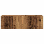 Mobili TV a Parete 3 pz Legno Antico in Legno Multistrato