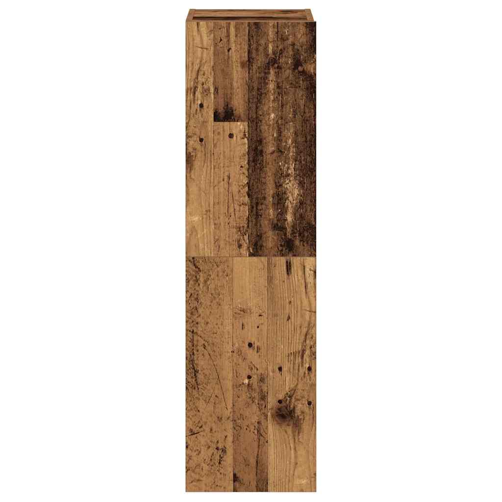 Mobili TV a Parete 3 pz Legno Antico in Legno Multistrato