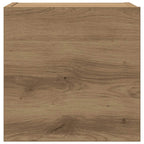 Mobili TV a Parete 6 pz Rovere Artigianale Legno Multistrato