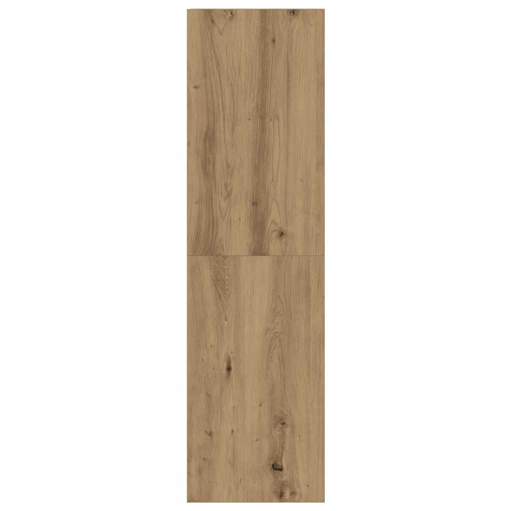 Mobili TV a Parete 3 pz Rovere Artigianale in Legno Multistrato