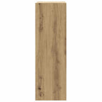 Set Mobile TV 5 pz Montato a Parete Rovere in Legno Multistrato