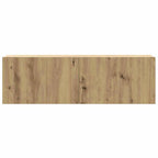 Mobili TV a Parete 3 pz Rovere 100x30x30 cm Truciolato