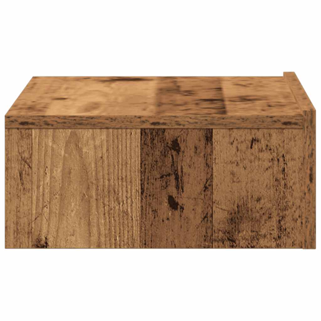 Comodino Legno Antico 60x35 cm in Legno Multistrato