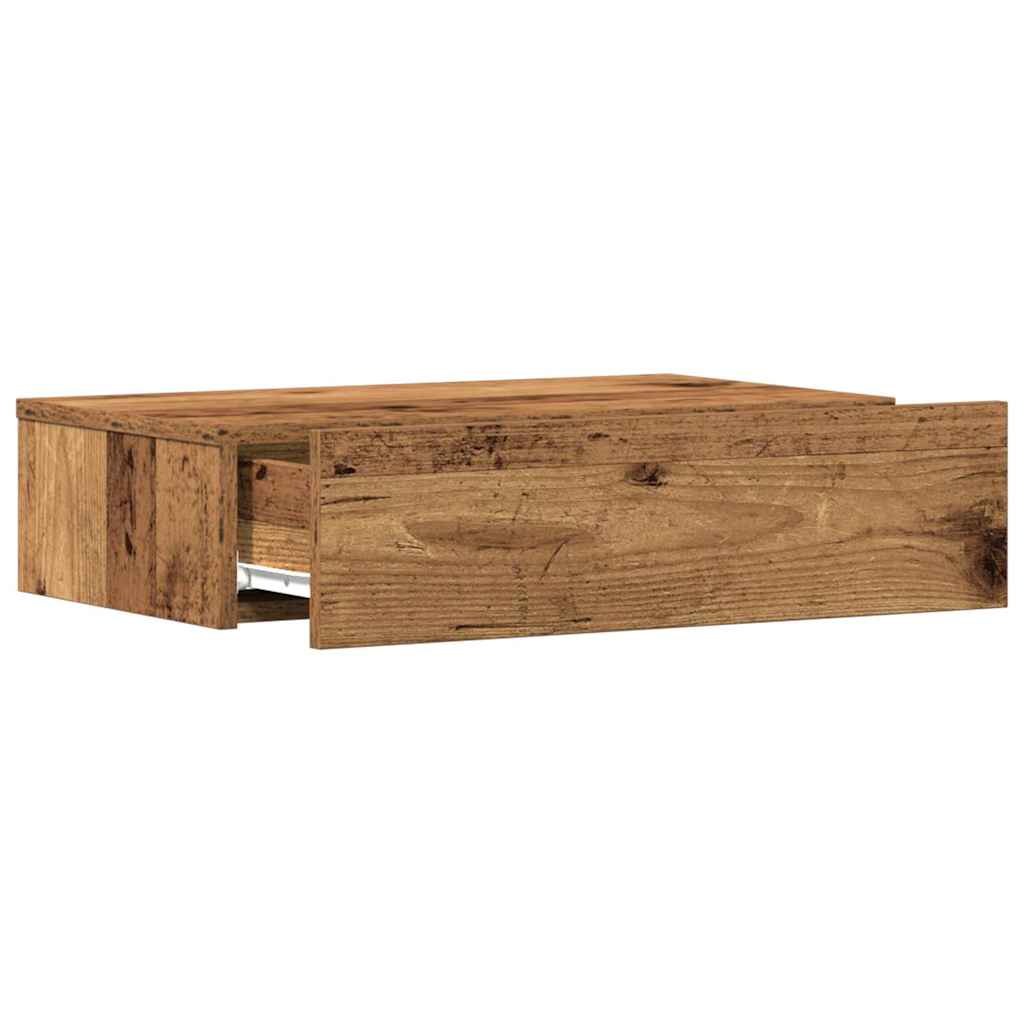 Comodino Legno Antico 60x35 cm in Legno Multistrato