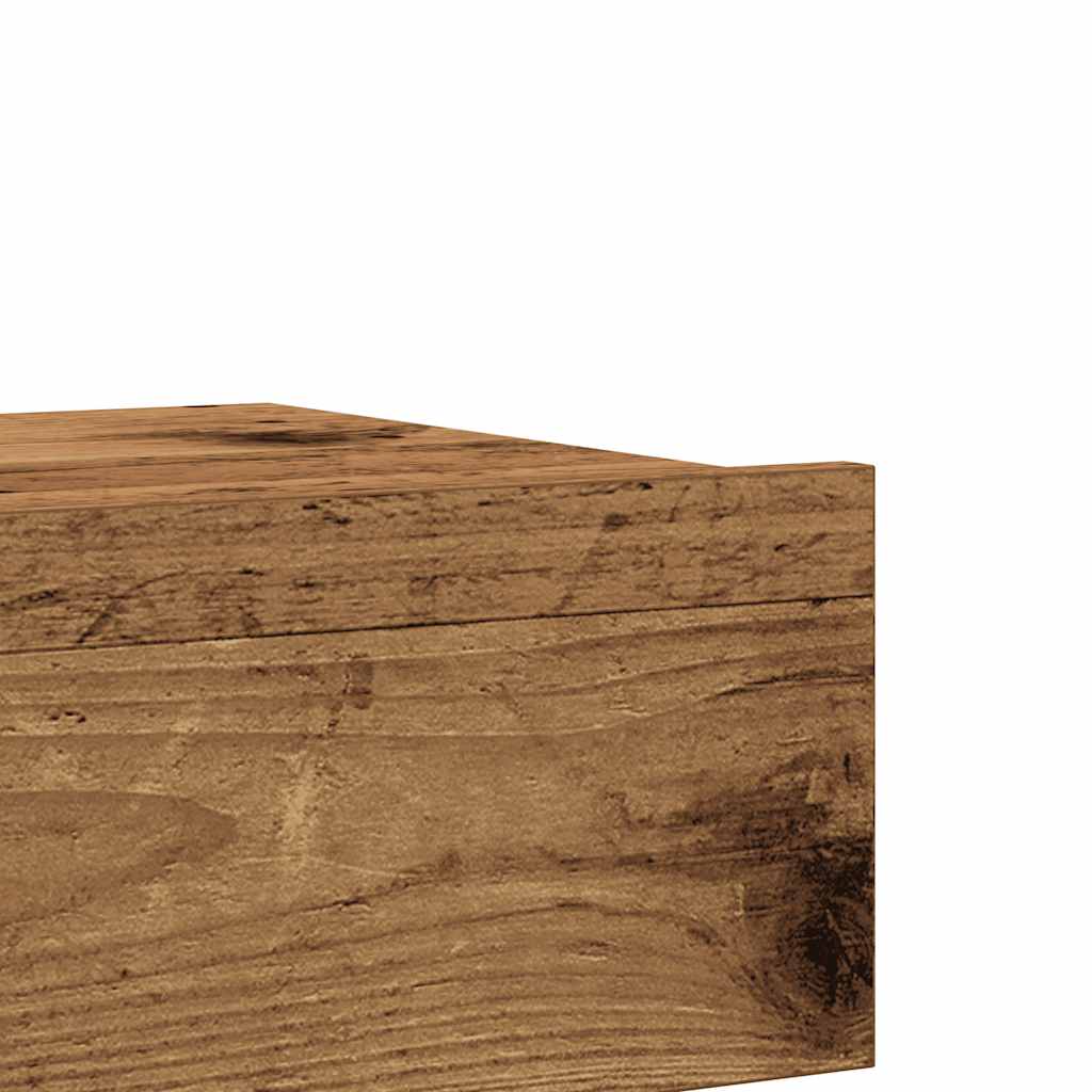 Comodino Legno Antico 60x35 cm in Legno Multistrato