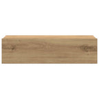Comodino Rovere Artigianale 60x35 cm in Legno Multistrato