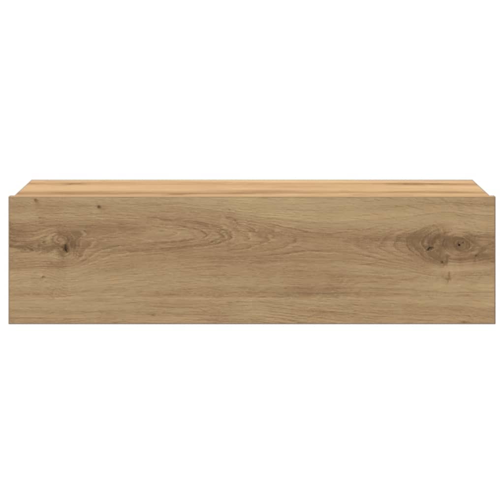 Comodino Rovere Artigianale 60x35 cm in Legno Multistrato